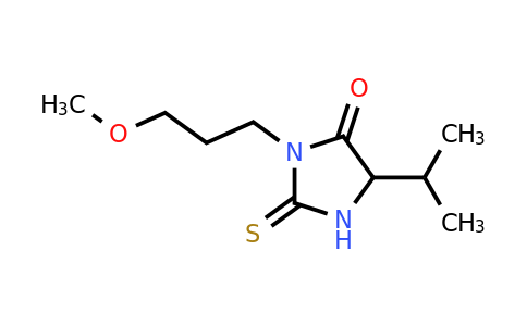 CAS 1009273-57-7 | 3-(3-methoxypropyl)-5-(propan-2-yl)-2-sulfanylideneimidazolidin-4-one