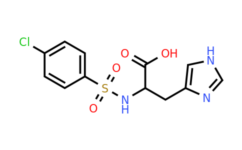 CAS 1009325-19-2 | 2-(4-chlorobenzenesulfonamido)-3-(1H-imidazol-4-yl)propanoic acid