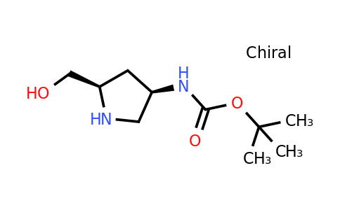 CAS 1009335-43-6 | tert-Butyl ((3R,5R)-5-(hydroxymethyl)pyrrolidin-3-yl)carbamate