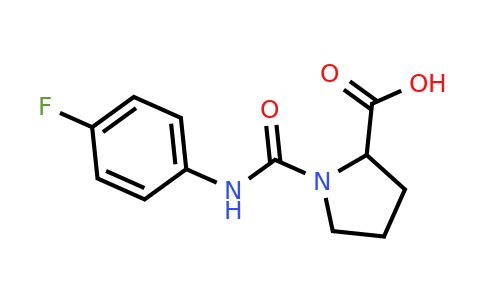 CAS 1009519-24-7 | 1-[(4-Fluorophenyl)carbamoyl]pyrrolidine-2-carboxylic acid