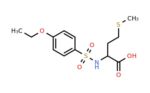 CAS 1009545-11-2 | 2-(4-ethoxybenzenesulfonamido)-4-(methylsulfanyl)butanoic acid