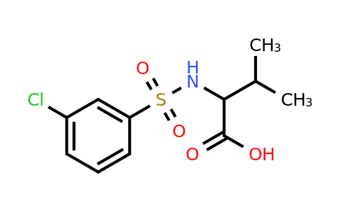 CAS 1009549-57-8 | 2-(3-chlorobenzenesulfonamido)-3-methylbutanoic acid