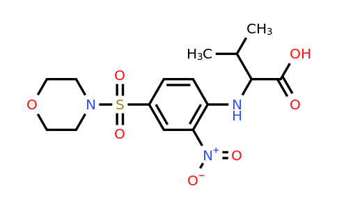 CAS 1009549-98-7 | 3-methyl-2-{[4-(morpholine-4-sulfonyl)-2-nitrophenyl]amino}butanoic acid