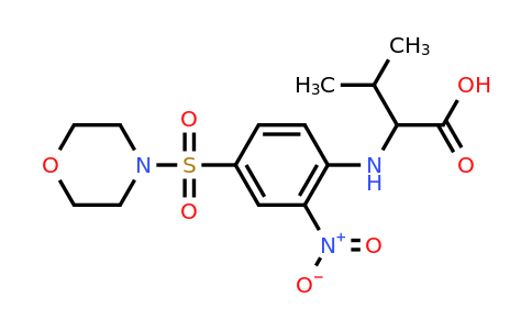 3-methyl-2-{[4-(morpholine-4-sulfonyl)-2-nitrophenyl]amino}butanoic acid