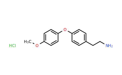 CAS 100956-00-1 | 2-[4-(4-methoxyphenoxy)phenyl]ethan-1-amine hydrochloride