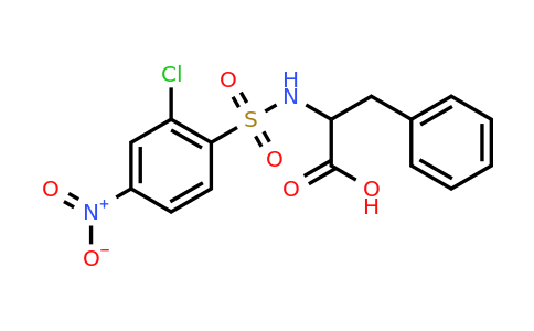 CAS 1009582-33-5 | 2-(2-chloro-4-nitrobenzenesulfonamido)-3-phenylpropanoic acid