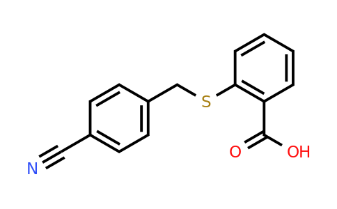 CAS 100961-52-2 | 2-{[(4-cyanophenyl)methyl]sulfanyl}benzoic acid