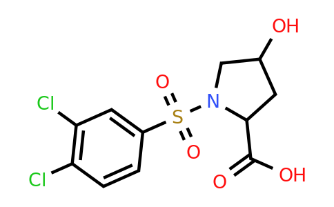 CAS 1009784-35-3 | 1-(3,4-dichlorobenzenesulfonyl)-4-hydroxypyrrolidine-2-carboxylic acid