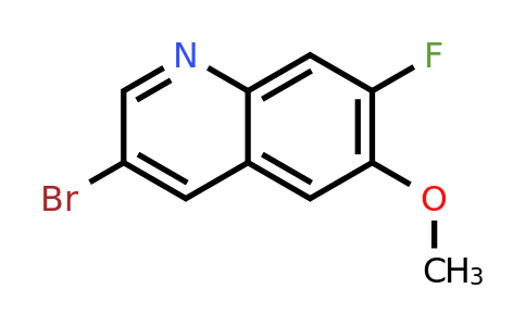 CAS 1009812-48-9 | 3-Bromo-7-fluoro-6-methoxyquinoline