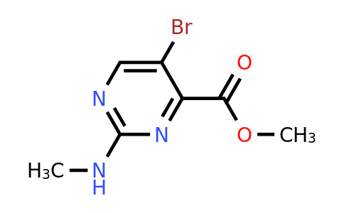CAS 1009827-04-6 | Methyl 5-bromo-2-(methylamino)pyrimidine-4-carboxylate