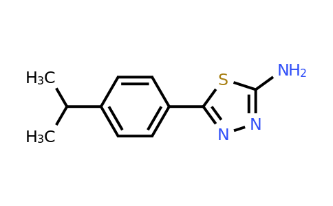 CAS 100987-89-1 | 5-[4-(propan-2-yl)phenyl]-1,3,4-thiadiazol-2-amine