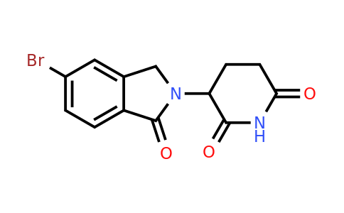 CAS 1010100-26-1 | 3-(5-Bromo-1-oxoisoindolin-2-yl)piperidine-2,6-dione