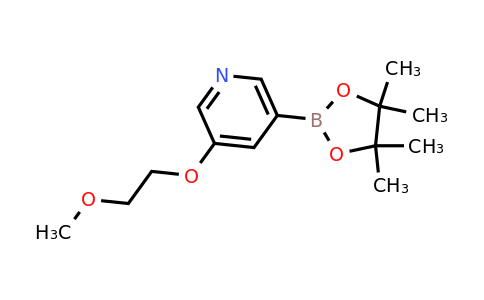 CAS 1010104-34-3 | 3-(2-Methoxyethoxy)-5-(4,4,5,5-tetramethyl-1,3,2-dioxaborolan-2-YL)-pyridine