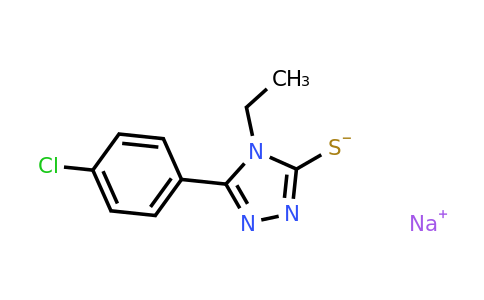 CAS 1011404-99-1 | sodium [5-(4-chlorophenyl)-4-ethyl-4H-1,2,4-triazol-3-yl]sulfanide