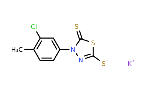 CAS 1011405-05-2 | potassium [4-(3-chloro-4-methylphenyl)-5-sulfanylidene-4,5-dihydro-1,3,4-thiadiazol-2-yl]sulfanide