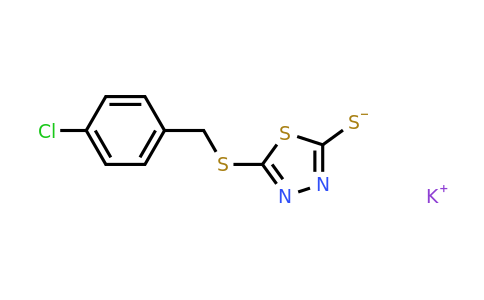 CAS 1011405-07-4 | potassium (5-{[(4-chlorophenyl)methyl]sulfanyl}-1,3,4-thiadiazol-2-yl)sulfanide