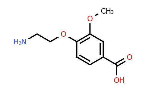 CAS 1011408-00-6 | 4-(2-Aminoethoxy)-3-methoxybenzoic acid