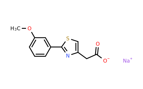 CAS 1011426-50-8 | sodium 2-[2-(3-methoxyphenyl)-1,3-thiazol-4-yl]acetate