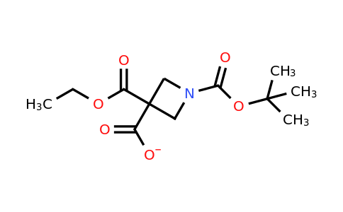 CAS 1011479-76-7 | 1,3,3-Azetidinetricarboxylic acid, 1-(1,1-dimethylethyl) 3-ethyl ester