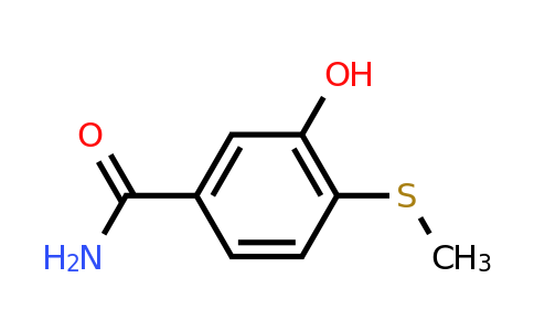 CAS 1011713-14-6 | 3-Hydroxy-4-(methylsulfanyl)benzamide