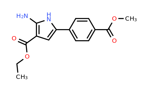 CAS 1011716-95-2 | Ethyl 2-amino-5-(4-(methoxycarbonyl)phenyl)-1H-pyrrole-3-carboxylate