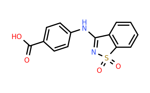CAS 101187-49-9 | 4-[(1,1-dioxo-1lambda6,2-benzothiazol-3-yl)amino]benzoic acid