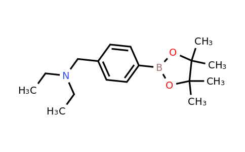 CAS 1012785-44-2 | N-Ethyl-N-(4-(4,4,5,5-tetramethyl-1,3,2-dioxaborolan-2-yl)benzyl)ethanamine