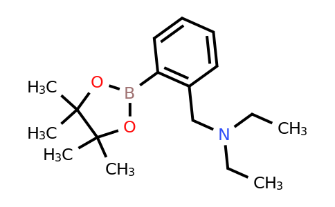 CAS 1012785-46-4 | Diethyl({[2-(tetramethyl-1,3,2-dioxaborolan-2-yl)phenyl]methyl})amine