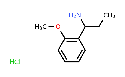 CAS 101290-65-7 | 1-(2-Methoxyphenyl)propan-1-amine hydrochloride