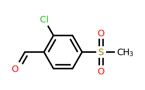 CAS 101349-95-5 | 2-Chloro-4-(methylsulfonyl)benzaldehyde