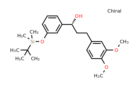 CAS 1013621-67-4 | (R)-1-(3-(tert-butyldimethylsilyloxy)phenyl)-3-(3,4-dimethoxyphenyl)propan-1-ol