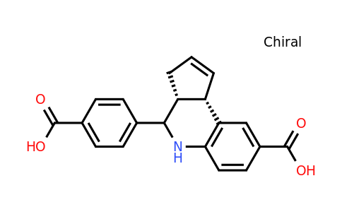 CAS 1013792-05-6 | (3aR,9bS)-4-(4-Carboxyphenyl)-3a,4,5,9b-tetrahydro-3H-cyclopenta[c]quinoline-8-carboxylic acid