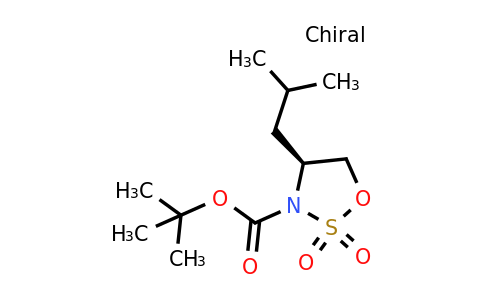 (S)-3-Boc-4-isobutyl-1,2,3-oxathiazolidine 2,2-dioxide