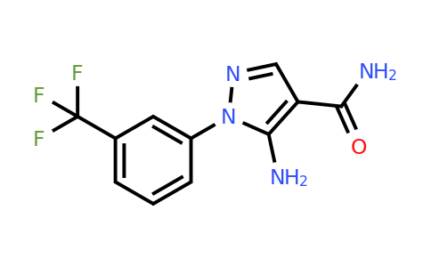 CAS 1014020-08-6 | 5-Amino-1-[3-(trifluoromethyl)phenyl]-1H-pyrazole-4-carboxamide