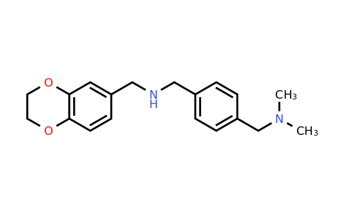 CAS 1014247-57-4 | [(2,3-dihydro-1,4-benzodioxin-6-yl)methyl]({4-[(dimethylamino)methyl]phenyl}methyl)amine
