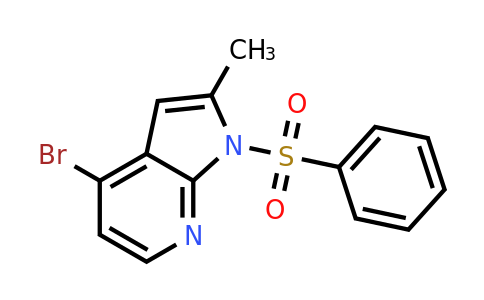 CAS 1014613-05-8 | 4-Bromo-2-methyl-1-(phenylsulfonyl)-1H-pyrrolo[2,3-B]pyridine