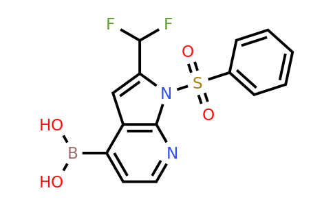 CAS 1014613-45-6 | B-[2-(difluoromethyl)-1-(phenylsulfonyl)-1H-pyrrolo[2,3-b]pyridin-4-yl]boronic acid