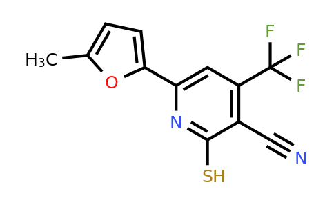 CAS 1014623-05-2 | 6-(5-Methylfuran-2-yl)-2-sulfanyl-4-(trifluoromethyl)pyridine-3-carbonitrile