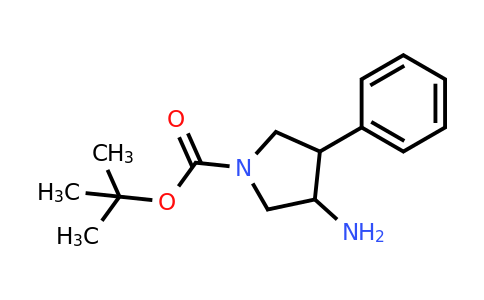 CAS 1015070-53-7 | 3-Amino-4-phenylpyrrolidine-1-carboxylic acid tert-butyl ester