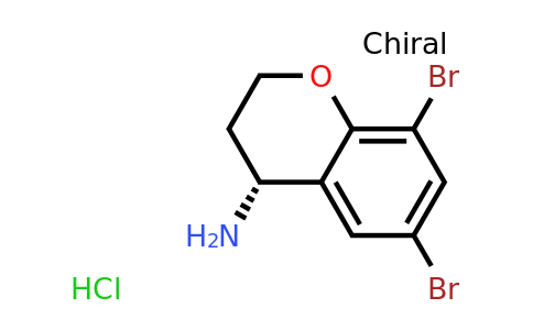 CAS 1015224-13-1 | (4R)-6,8-dibromochroman-4-amine;hydrochloride