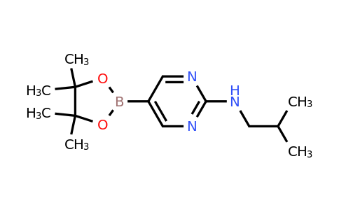 CAS 1015242-06-4 | N-Isobutyl-5-(4,4,5,5-tetramethyl-1,3,2-dioxaborolan-2-yl)pyrimidin-2-amine