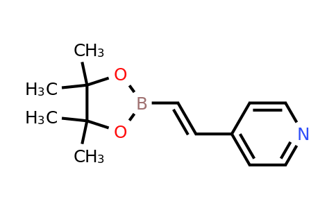 CAS 1015243-13-6 | 4-[(E)-2-(Tetramethyl-1,3,2-dioxaborolan-2-YL)ethenyl]pyridine
