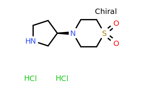 CAS 1015443-63-6 | (R)-4-(Pyrrolidin-3-yl)thiomorpholine 1,1-dioxide-2HCl
