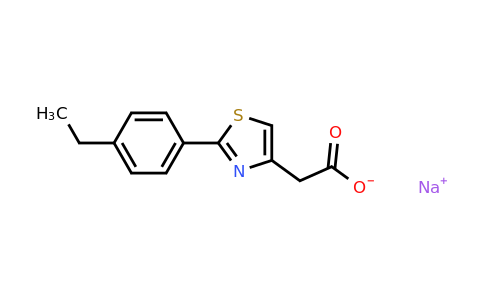 CAS 1015533-53-5 | sodium 2-[2-(4-ethylphenyl)-1,3-thiazol-4-yl]acetate