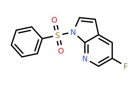 CAS 1015608-79-3 | 1-Benzenesulfonyl-5-fluoro-1H-pyrrolo[2,3-B]pyridine