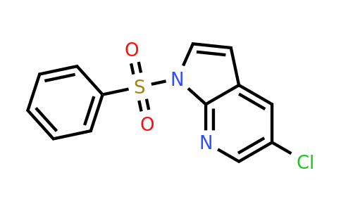 CAS 1015608-87-3 | 1-Benzenesulfonyl-5-chloro-1H-pyrrolo[2,3-B]pyridine
