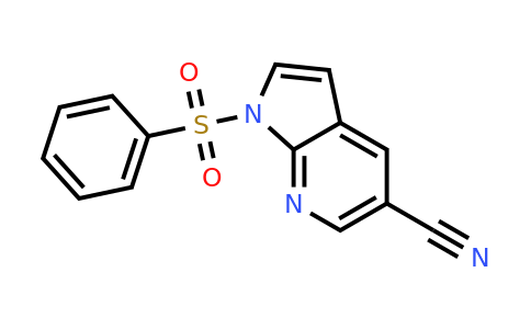 CAS 1015608-95-3 | 1-Benzenesulfonyl-1H-pyrrolo[2,3-B]pyridine-5-carbonitrile