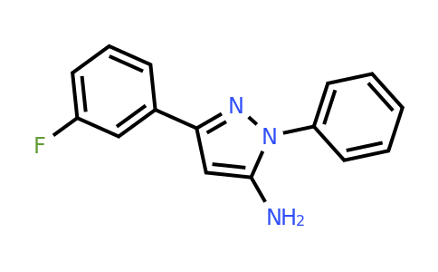 CAS 1015844-72-0 | 5-(3-Fluoro-phenyl)-2-phenyl-2H-pyrazol-3-ylamine