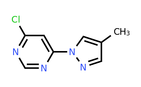 CAS 1015845-71-2 | 4-Chloro-6-(4-methyl-1H-pyrazol-1-YL)pyrimidine