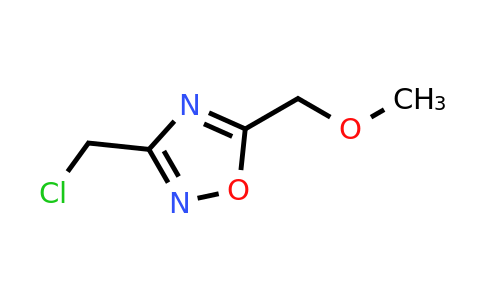 CAS 1015846-54-4 | 3-(chloromethyl)-5-(methoxymethyl)-1,2,4-oxadiazole